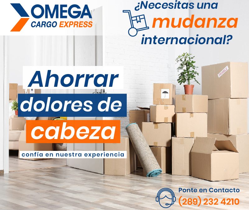 Mudanza internacional con Omega Cargo Express